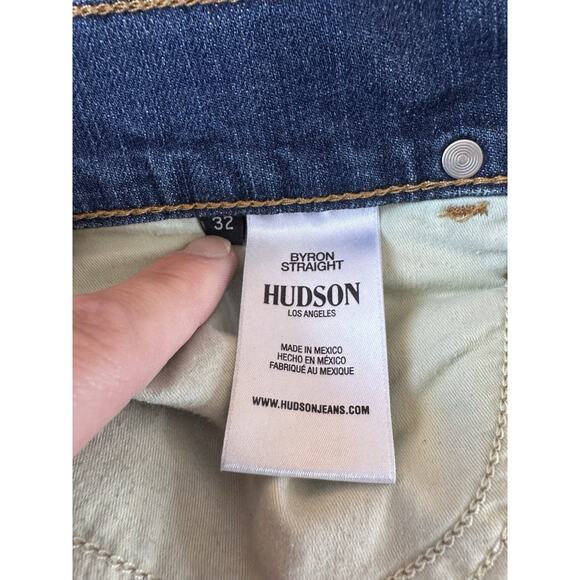 Hudson Byron Five Pocket Straight Jeans Mens 32 x 30 - Picture 5 of 7
